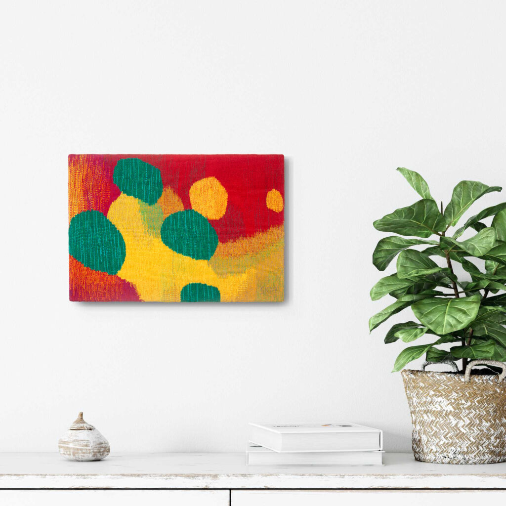Tapestry on the wall