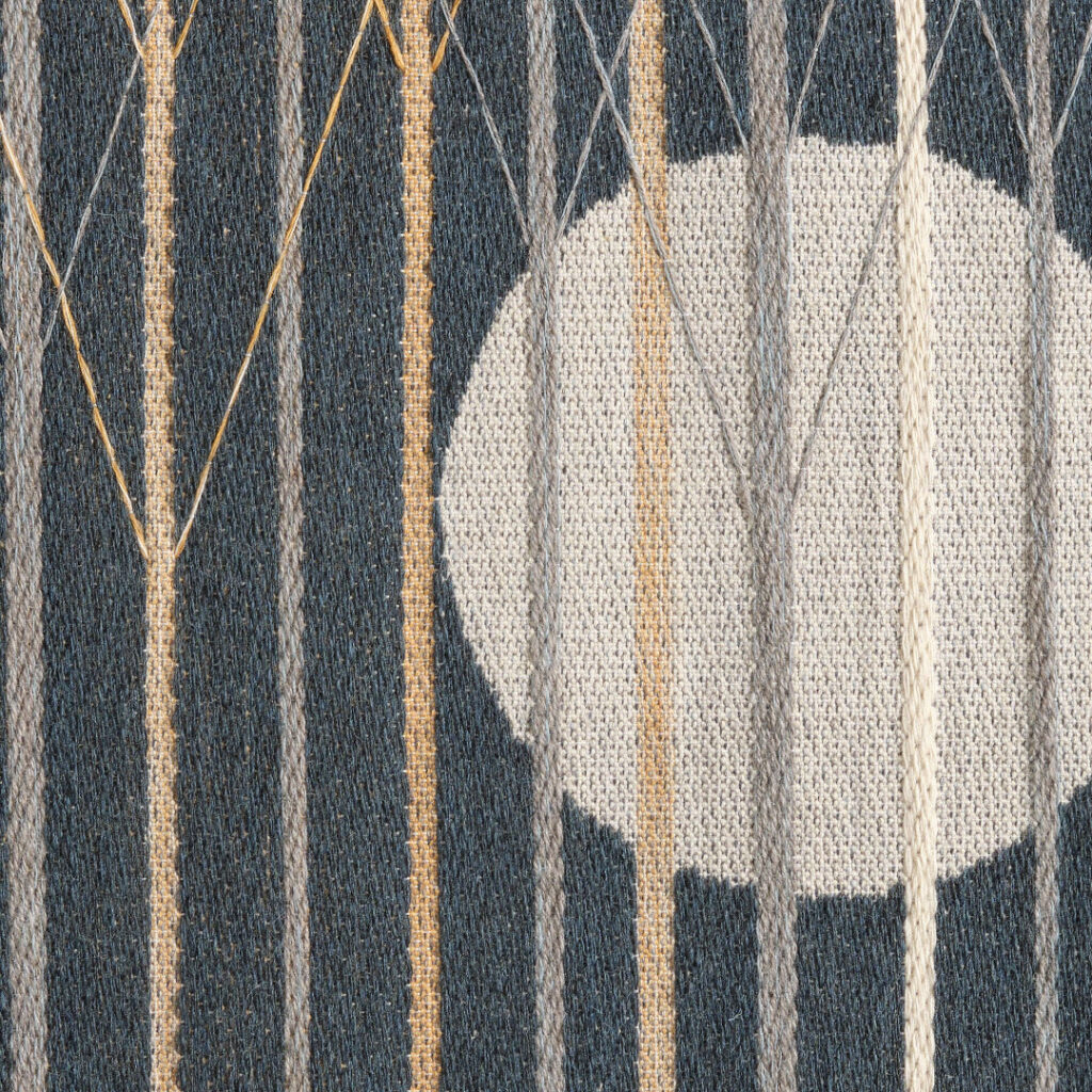 A close-up picture of the artwork.